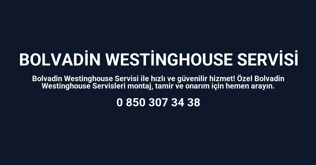 Bolvadin Westinghouse Servisi